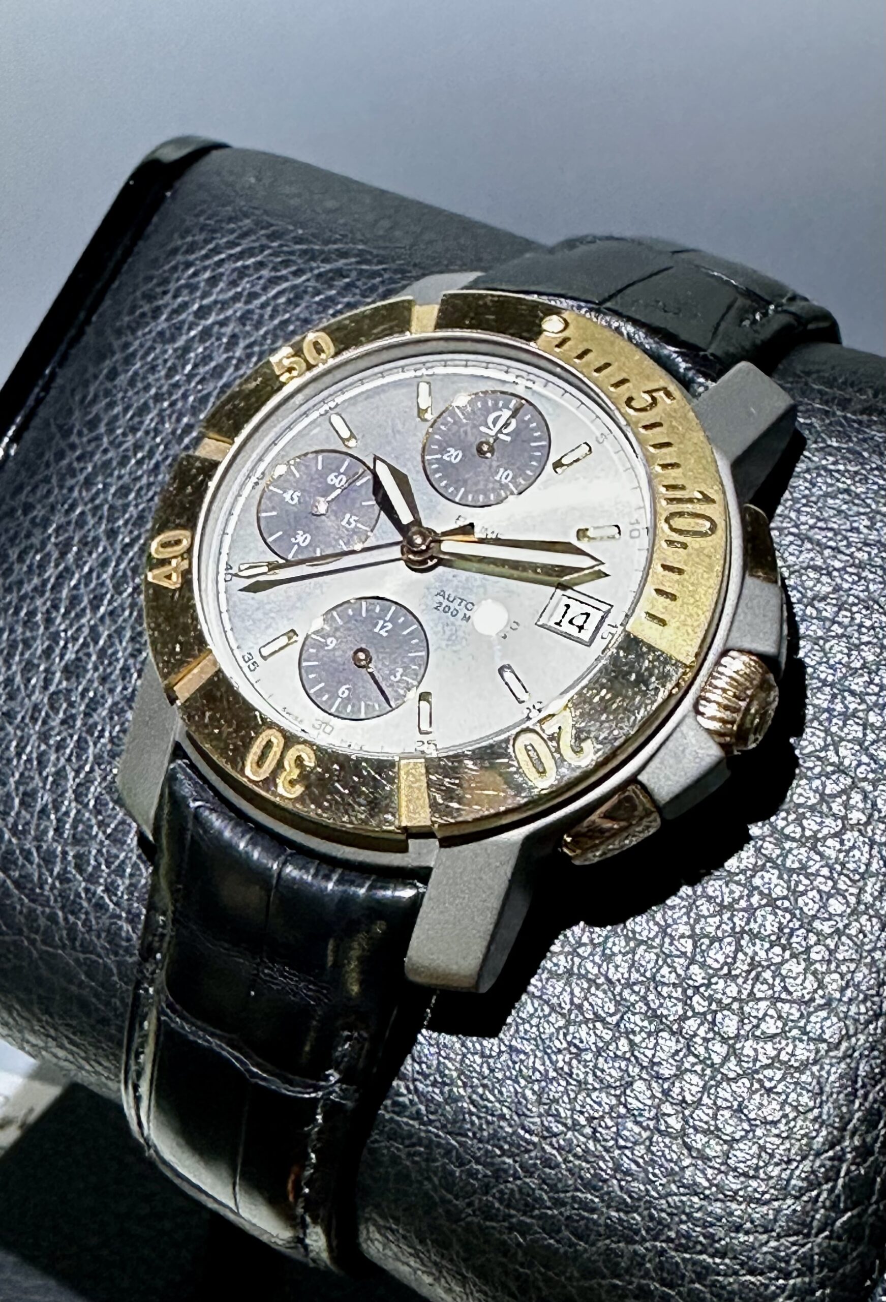 Baume & Mercier Capeland S Chronograph Titanium 18k Rose Gold