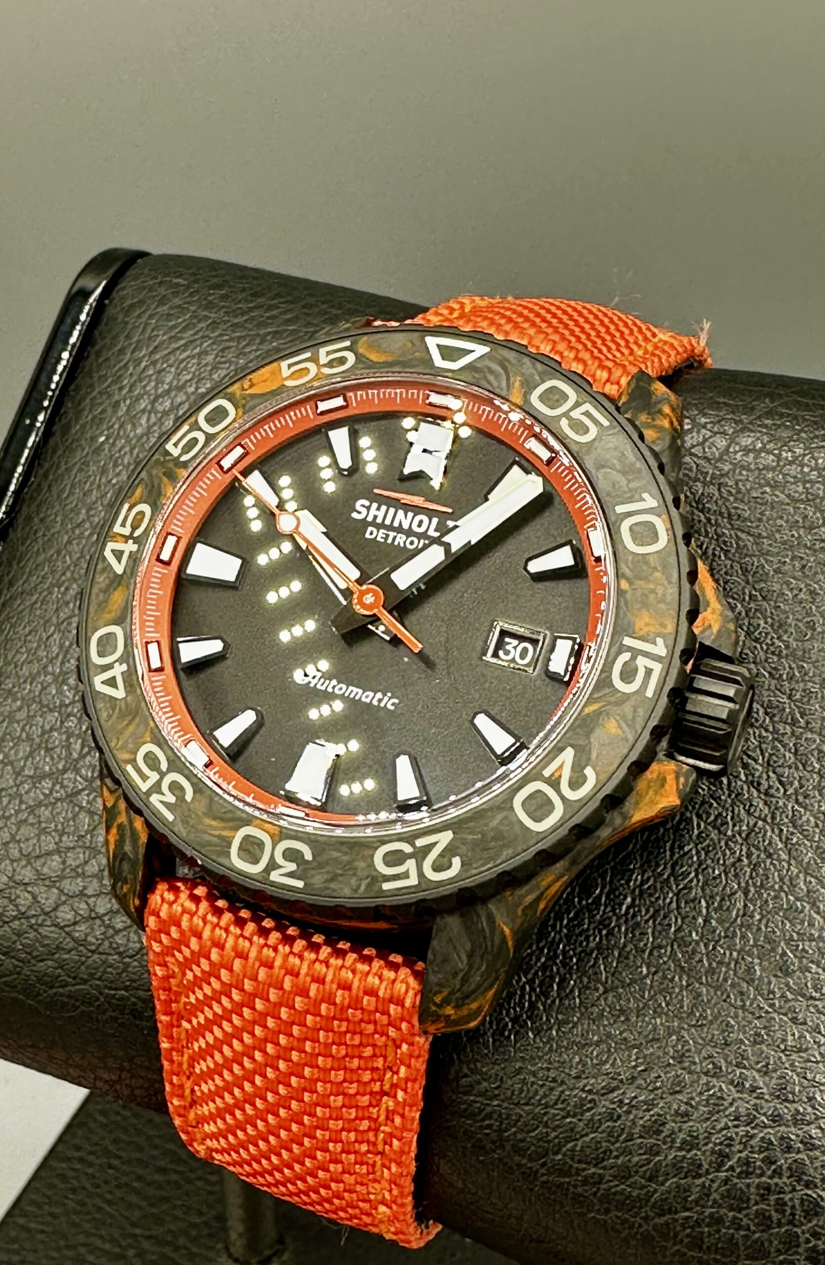 Shinola THE FORGED CARBON MONSTER SWISS AUTOMATIC 45mm