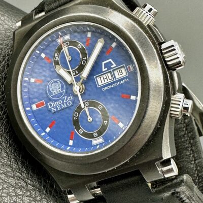 ANONIMO DINO ZEI NEMO Blue Dial Chronograph Black PVD 43mm LIMITED EDITION