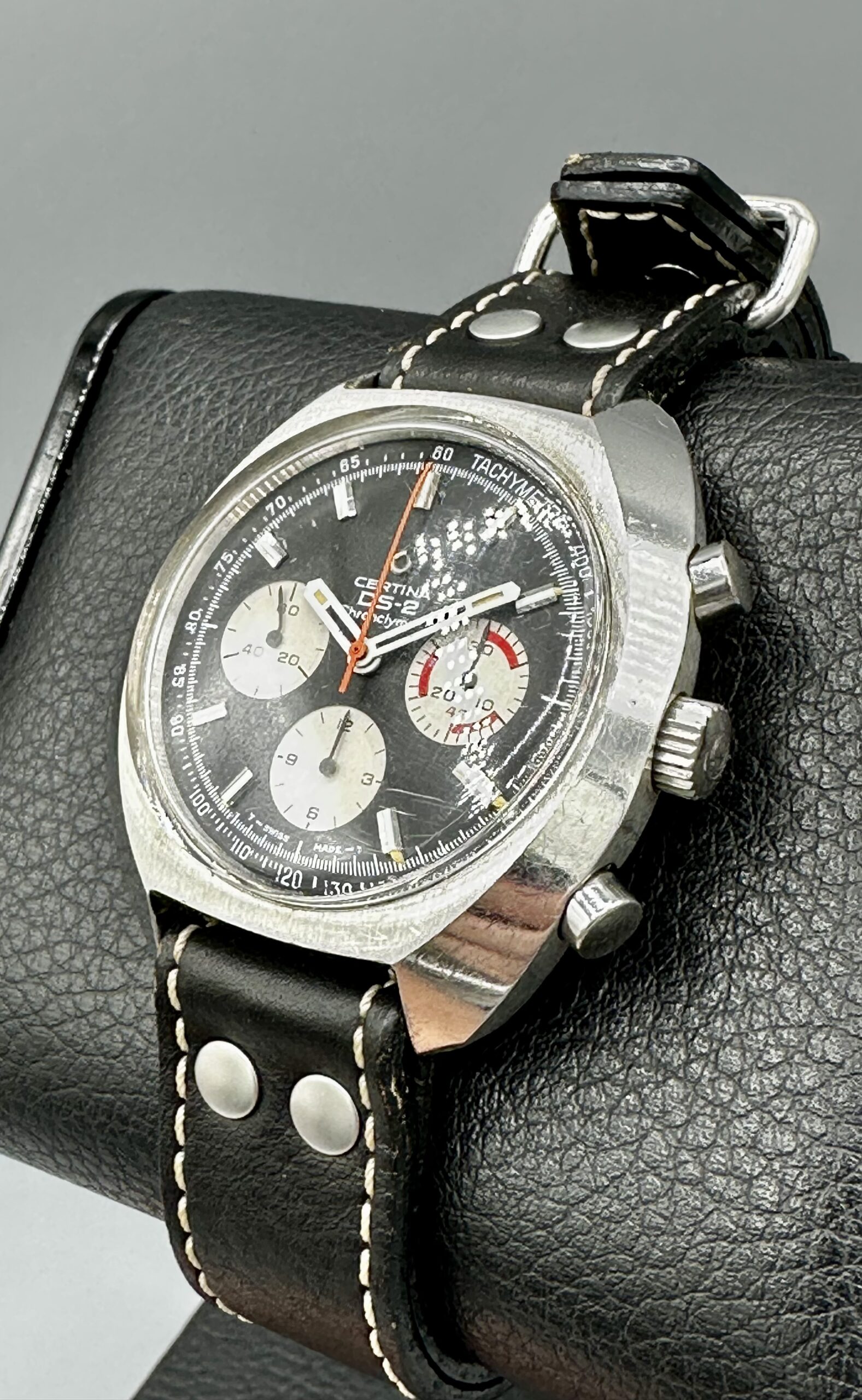 Vintage Certina Chronolympic DS2 Chronograph Swiss Valjoux 72