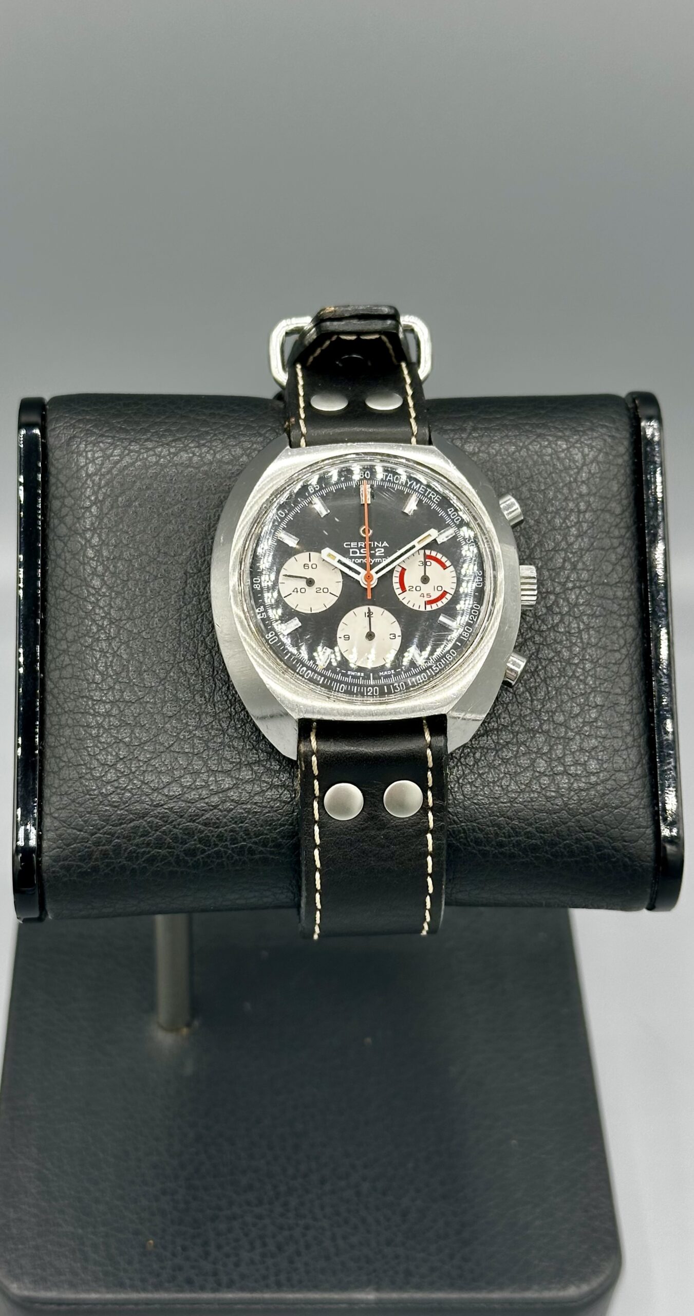Vintage Certina Chronolympic DS2 Chronograph Swiss Valjoux 72