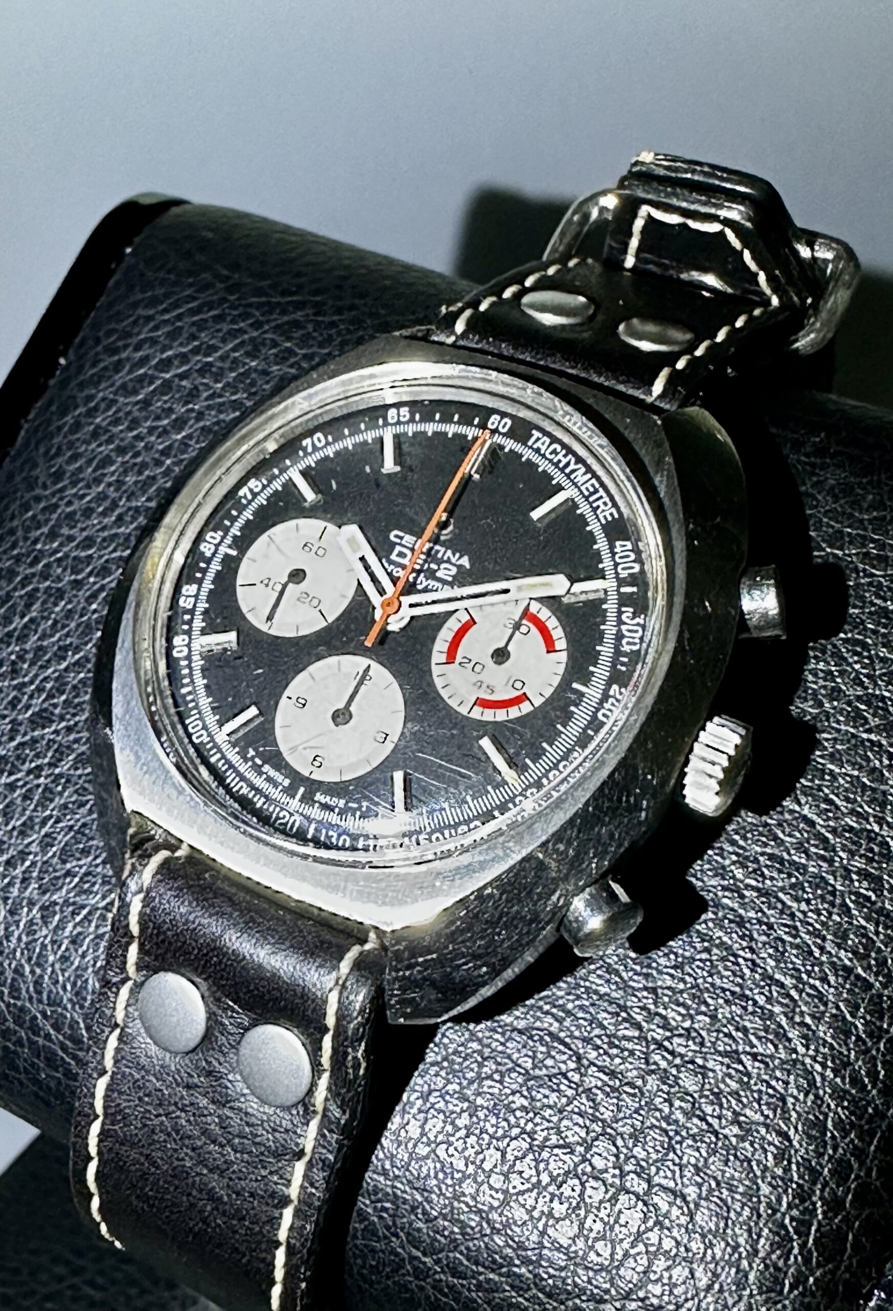 Vintage Certina Chronolympic DS2 Chronograph Swiss Valjoux 72