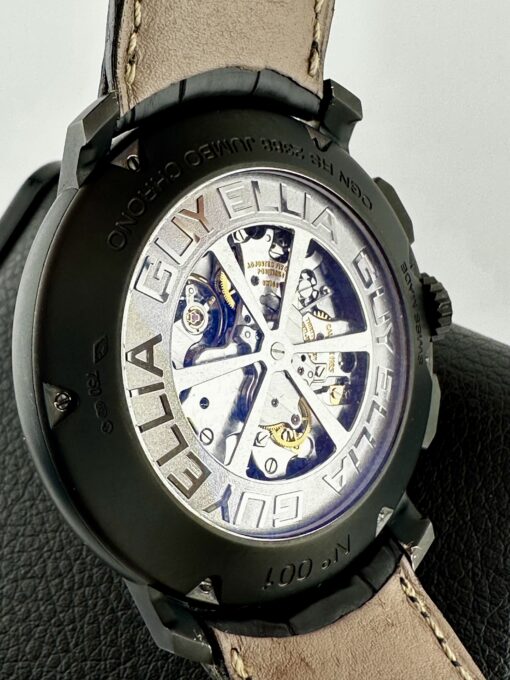Guy Ellia 2388 Jumbo Chronograph 18k Black Gold Frederic