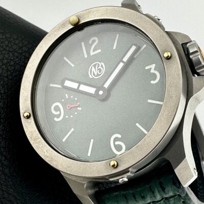 ENNEBI FONDALE Toscana 9663 Green Dial Swiss Manual Wind Titanium 47mm 1000m