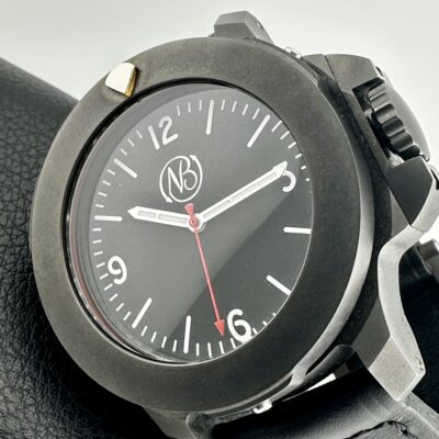 ENNEBI FONDALE 9660-100 DLC Coated Titanium Swiss Automatic 47mm 1000m Black