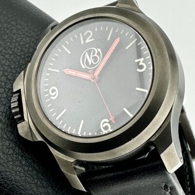 ENNEBI FONDALE 44 Ref 9650 DLC Coated Titanium Case Dobra Ennebi Strap 1000m