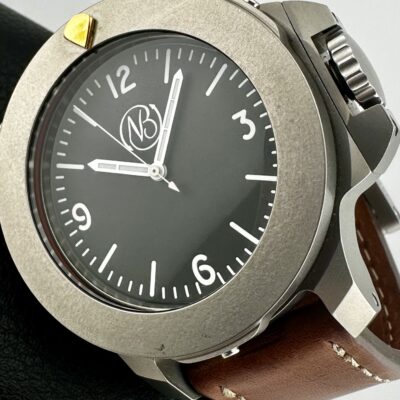 ENNEBI FONDALE 9660-100 Black Dial Swiss Automatic Titanium 47mm 1000m