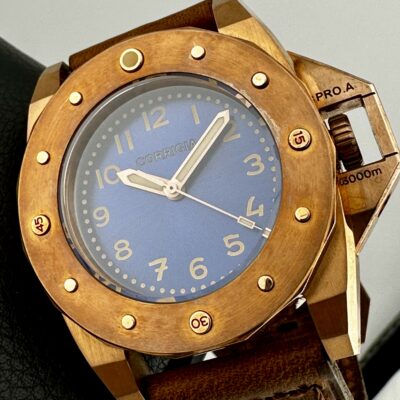 CORRIGIA 01 PG100 Swiss Automatic Bronze Blue Limited Edition 50 Pieces 300m