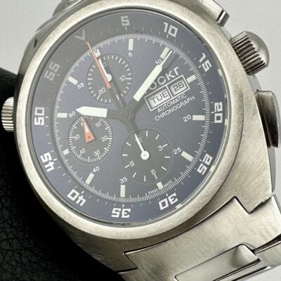 TOCKR Blue Limited Edition Chronograph Swiss Valjoux 7750 Automatic 45mm