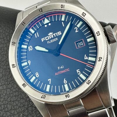 FORTIS F-41 Flieger Swiss Automatic 41mm Original Dial 200m As-New Condition