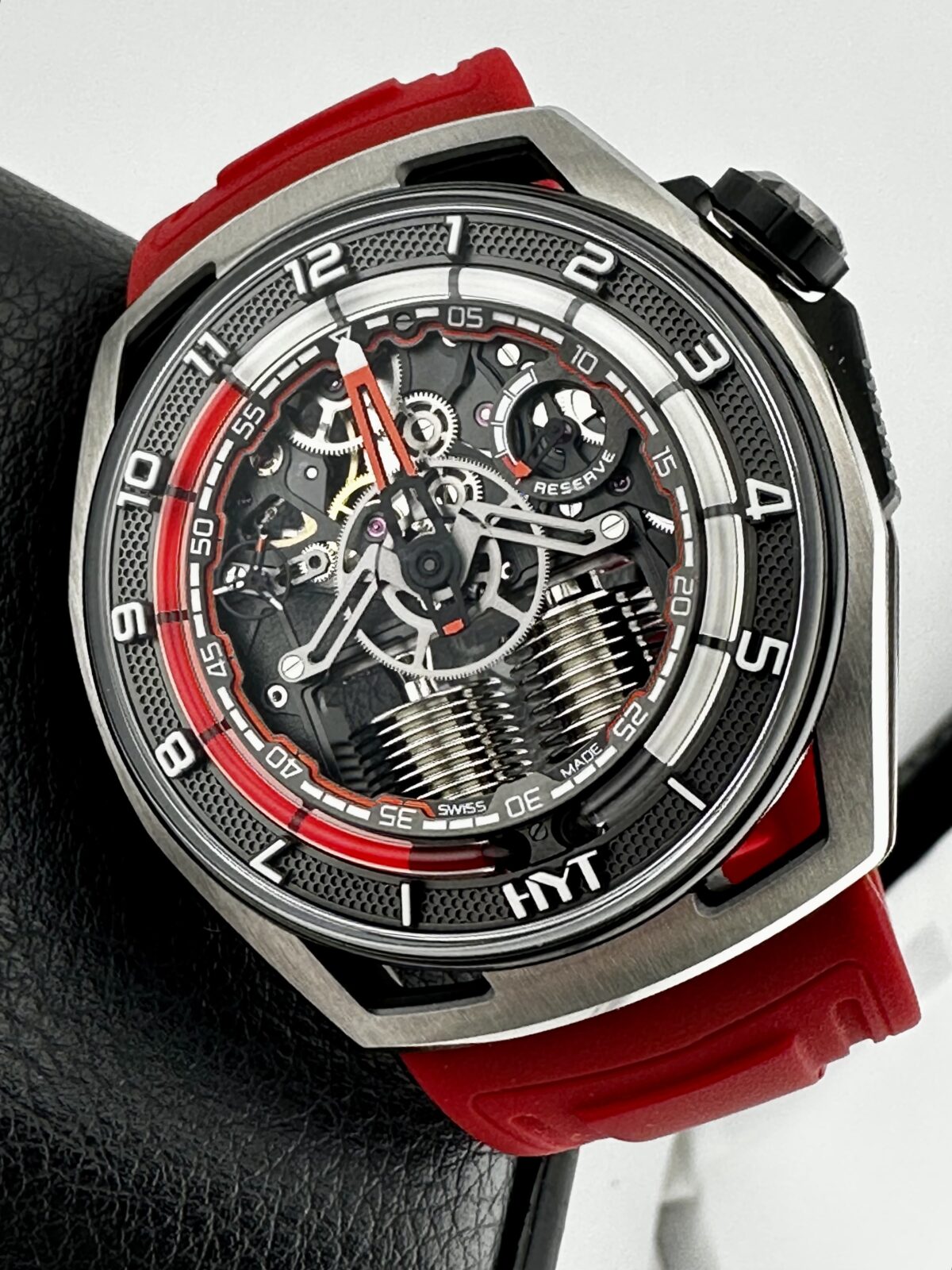 HYT HASTROID SILVER RED 15 Piece Limited Edition HYDRO MECHANICAL MSRP $94k