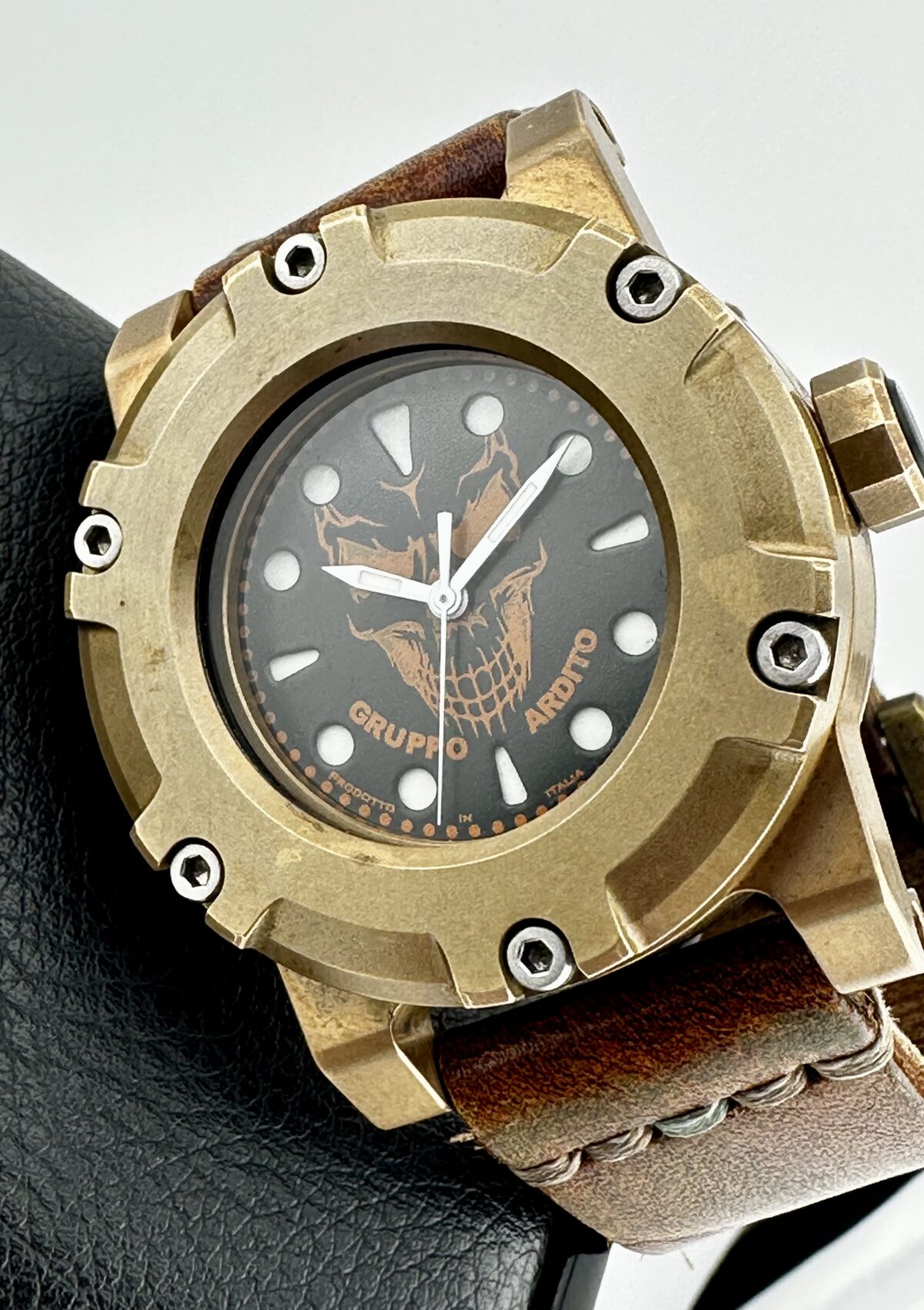 GRUPPO ARDITO NUMEROUNO ORANGE DEMON BRONZO 1400M DIVER BRONZE CASE 46MM AUTO
