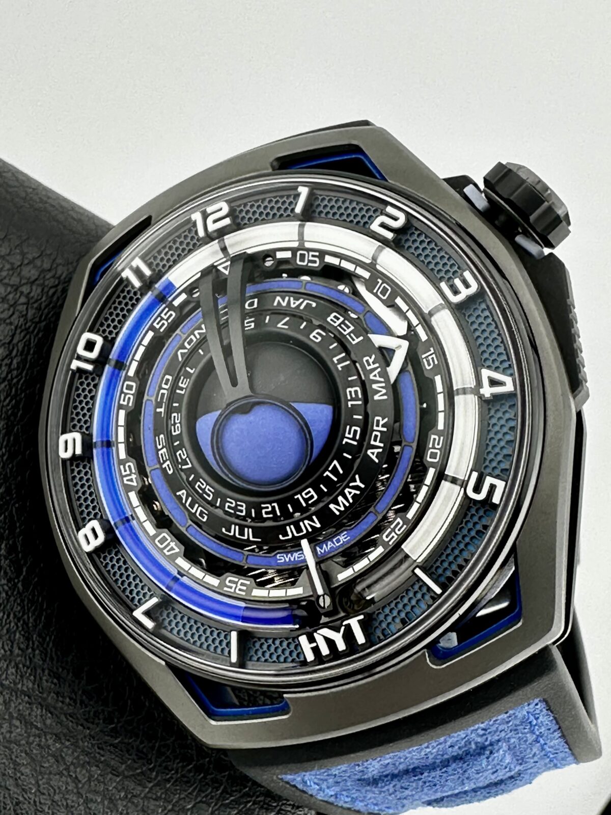 HYT MOON RUNNER SuperNova Blue Limited Edition HYDRO MECHANICAL MSRP $149K