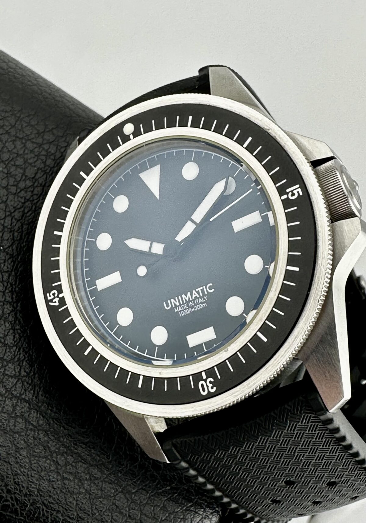Unimatic U1-F Limited Edition Black Military Army Navigator Diver 300m Automatic