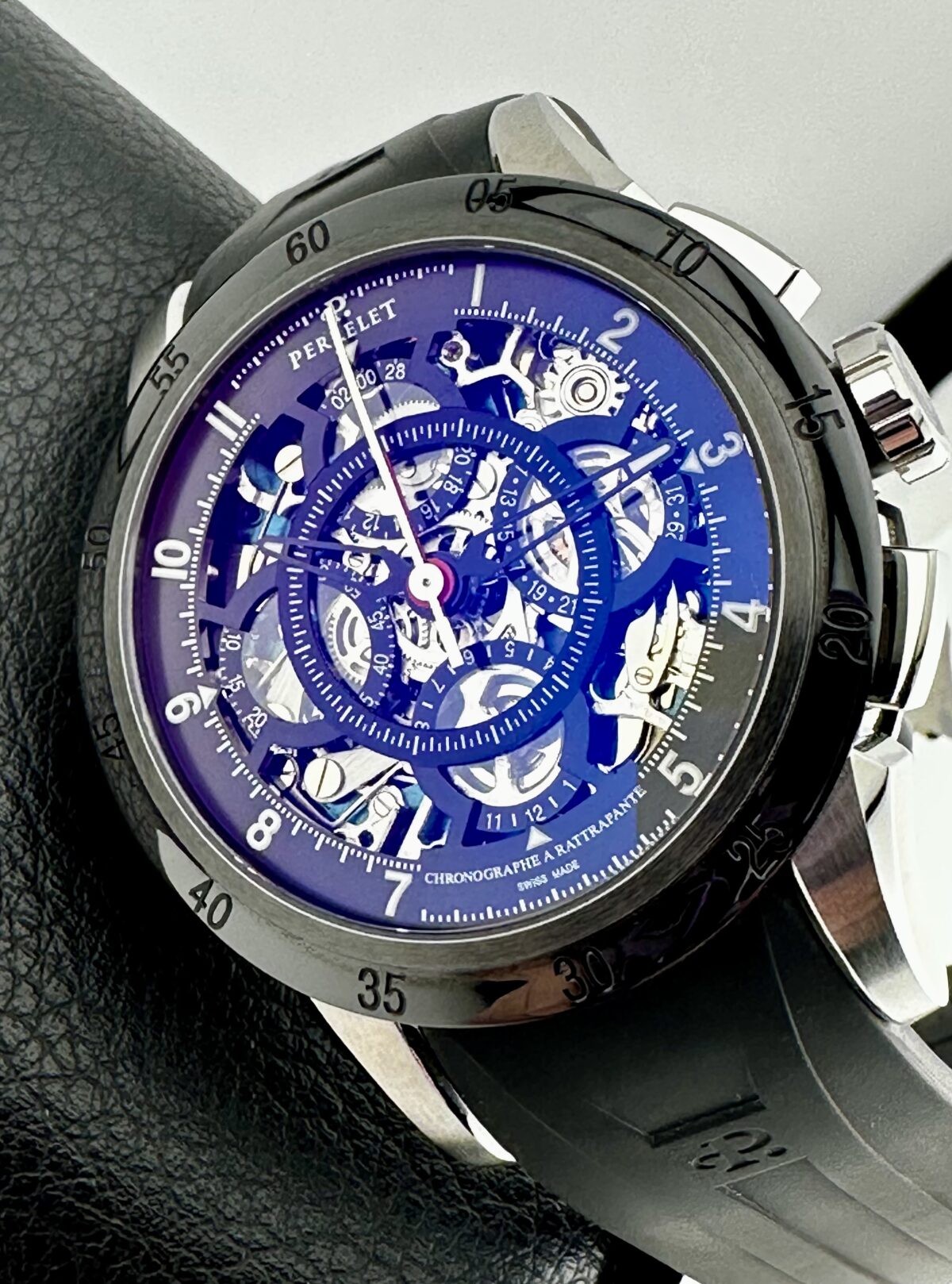 Perrelet Skeleton Split Second Chronograph Calibre P241 Swiss Automatic $13400