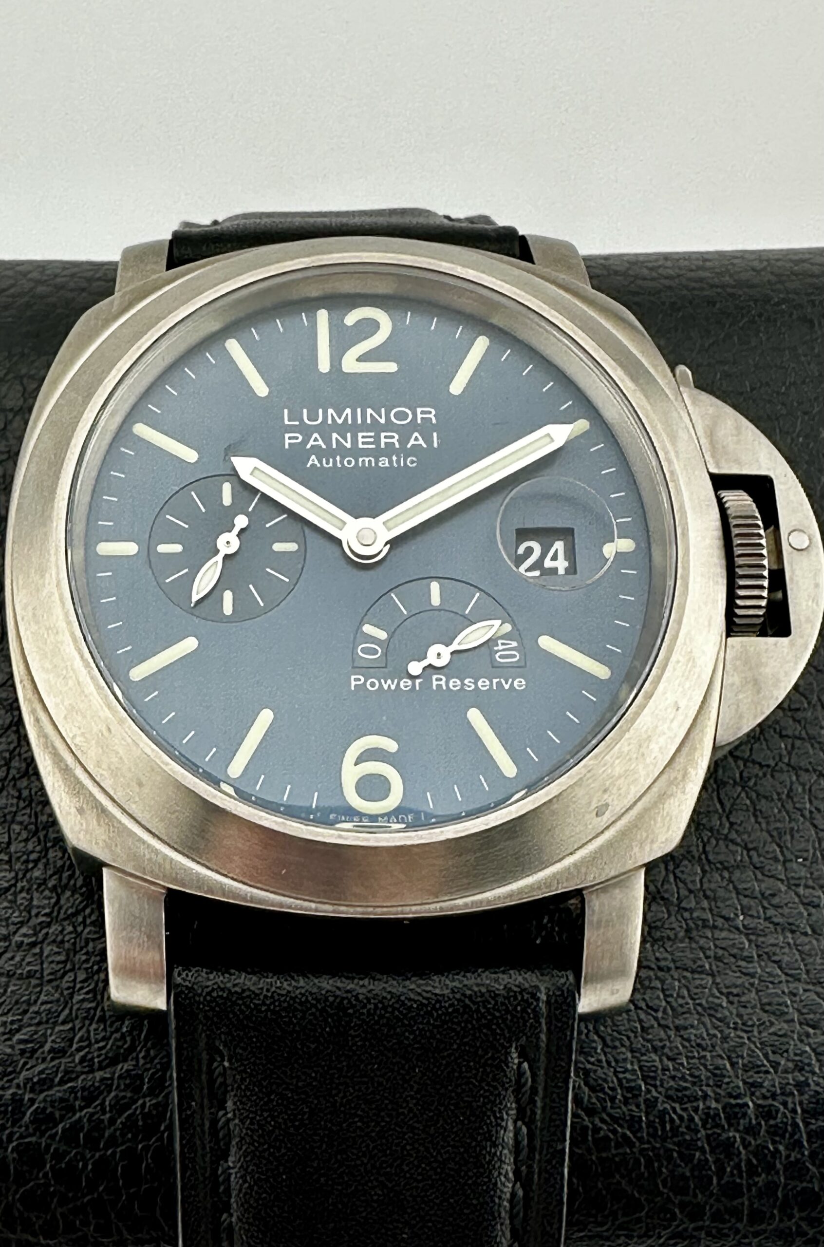 PANERAI LUMINOR MARINA POWER RESERVE TITANIUM BLUE DIAL 44mm