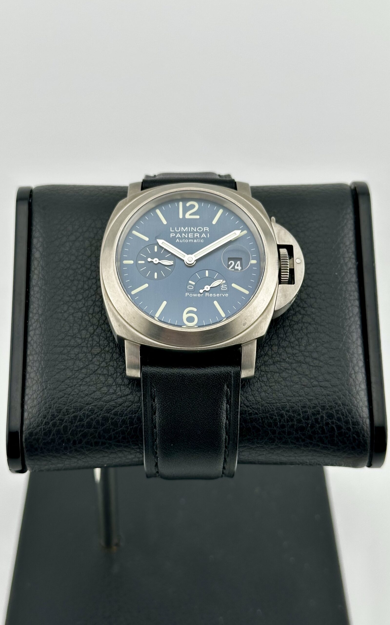 PANERAI LUMINOR MARINA POWER RESERVE TITANIUM BLUE DIAL 44mm