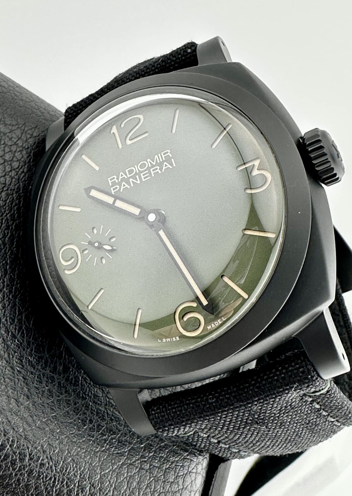 PANERAI RADIOMIR 1940 BLACK CERAMIC 3 DAYS PAM 997 MILITARY GREEN 48MM PAM00997