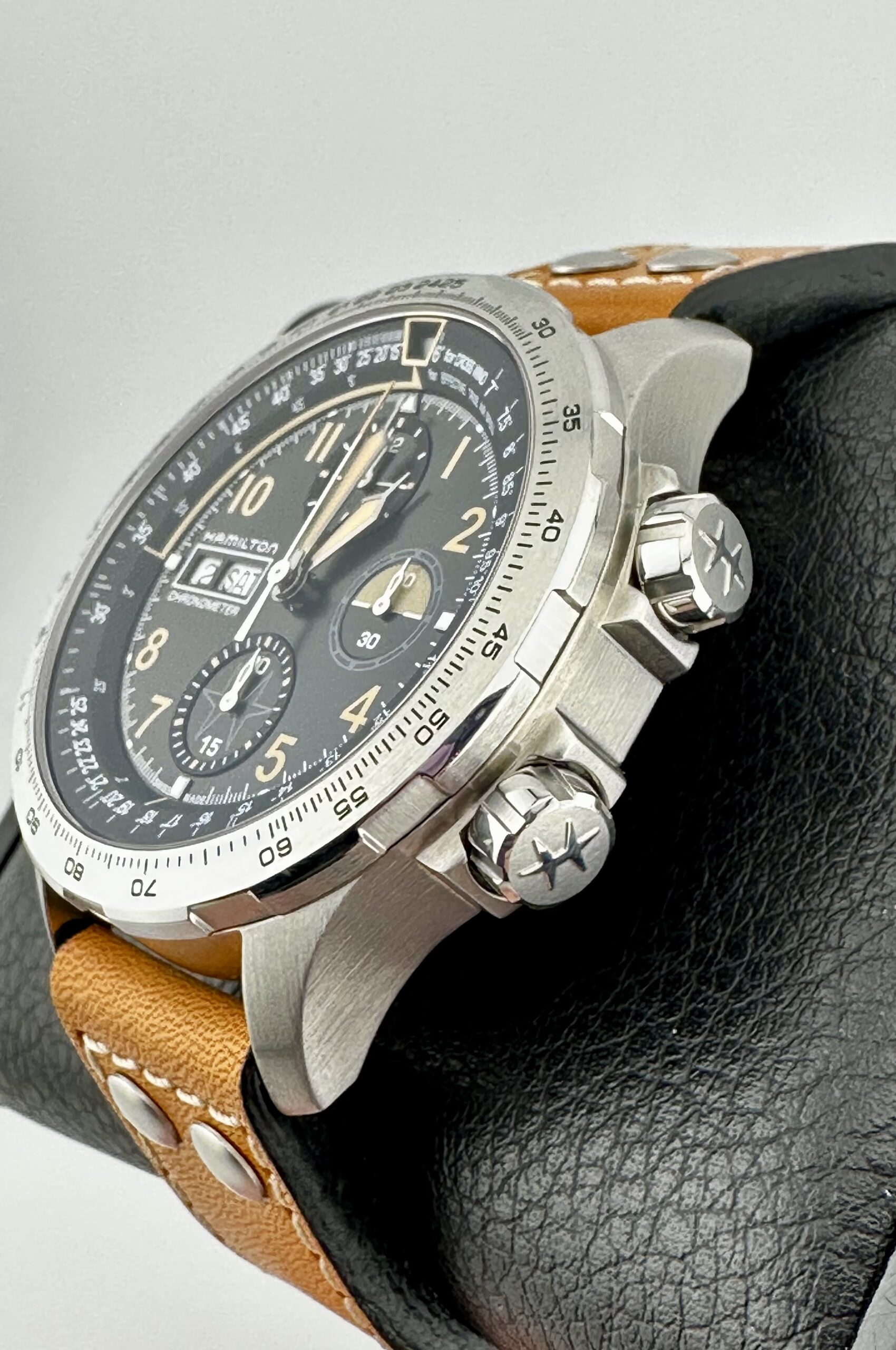 HAMILTON Khaki X-Wind Auto Chrono LIMITED EDITION 100 YEARS OF TIMING ...