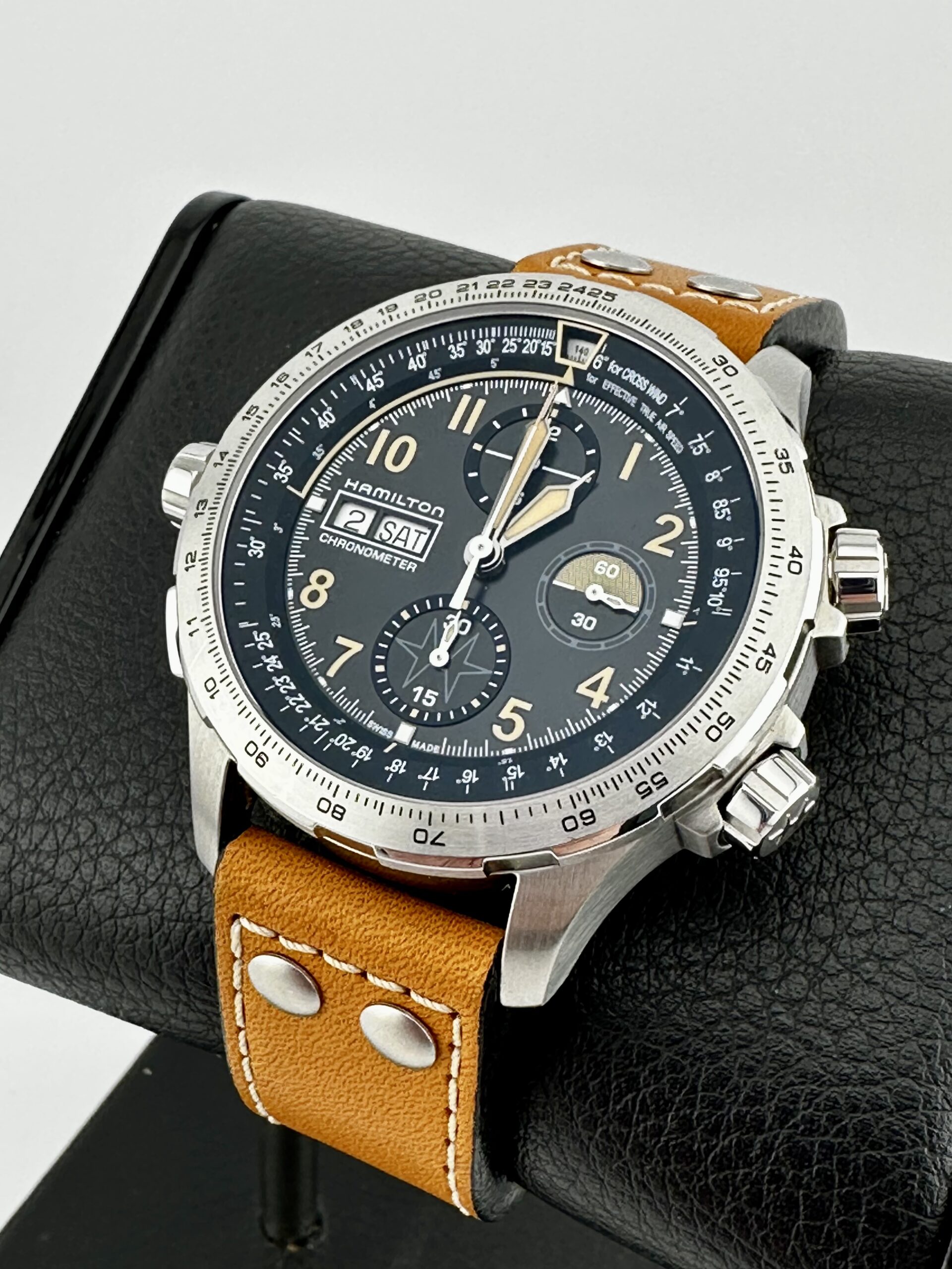 HAMILTON Khaki X-Wind Auto Chrono LIMITED EDITION 100 YEARS OF TIMING ...