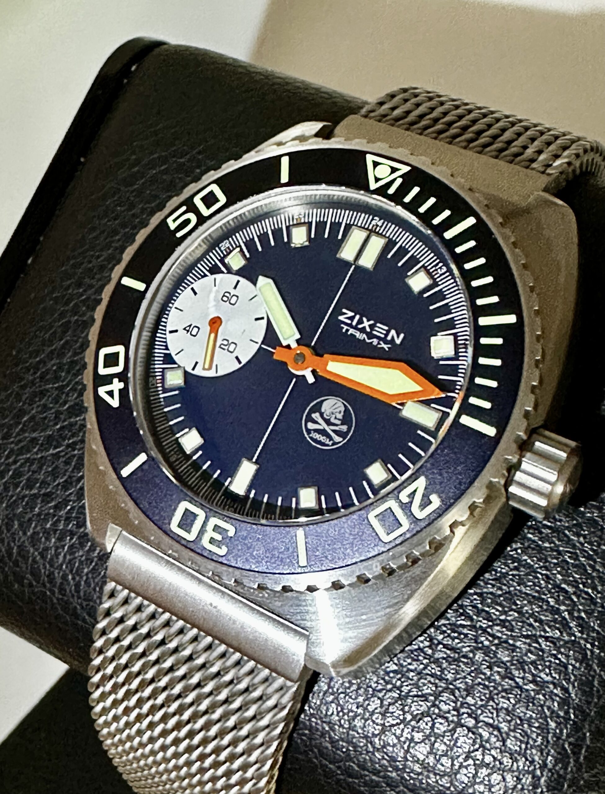 ZIXEN TRIMIX SPECIAL MECHANICAL SWISS UNITAS 6497 SKULL 46MM 1000M