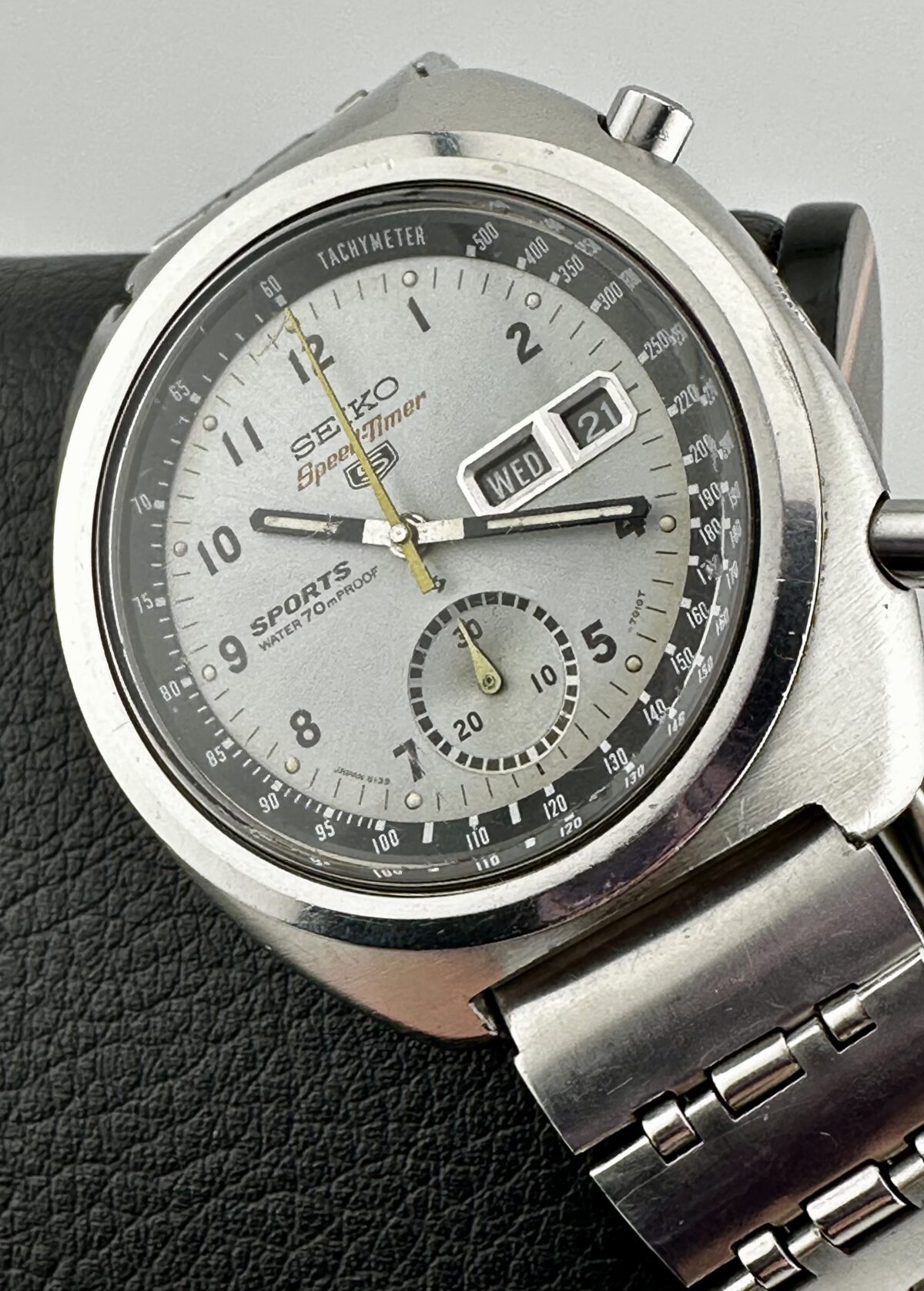 SEIKO Vintage 6139-7010 SpeedTimer "Iceberg Military" JDM Automatic Chronograph