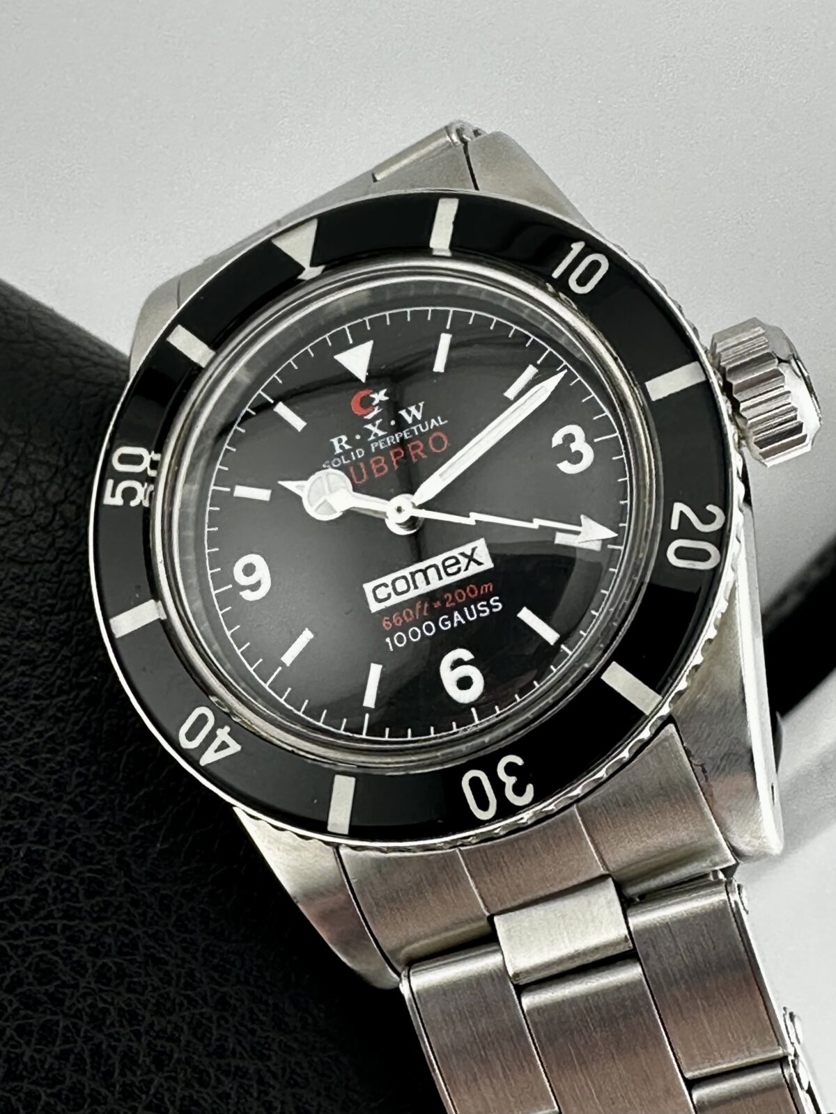 R.X.W RXW SUBPRO COMEX ROCKX KEN’S TRADING VERY RARE 3-6-9 DIAL COMPLETE 39mm