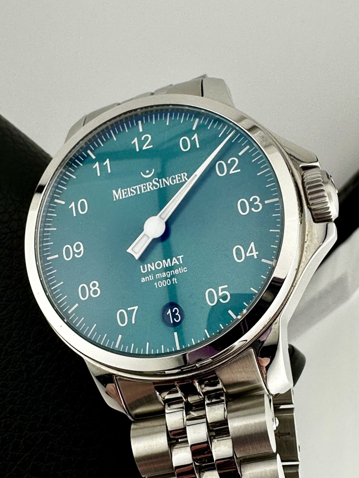 MEISTERSINGER Unomat Sunburst Green With Bracelet 43mm Swiss Automatic Nov 2024