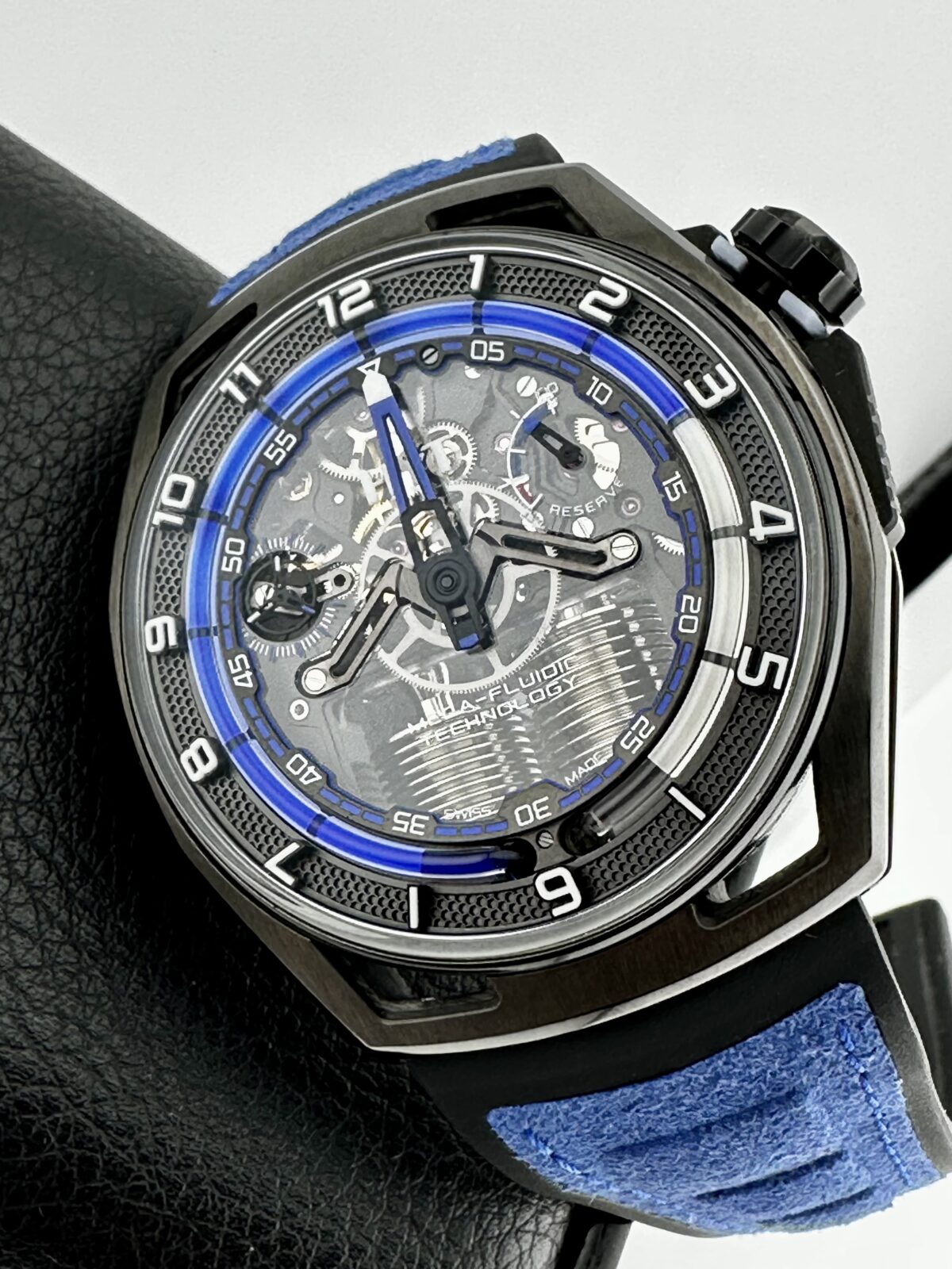 HYT HASTROID SUPERNOVA BLUE 27 Piece Limited Edition HYDRO MECHANICAL MSRP $88k