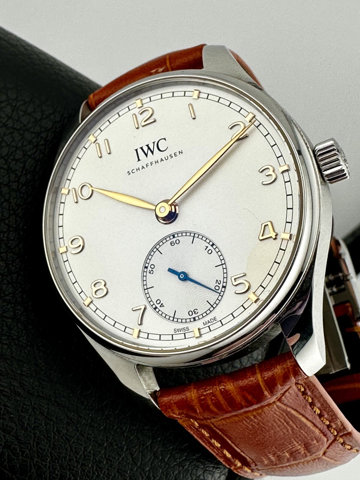 IWC PORTUGUESER 40 AUTOMATIC IW358303 SILVER DIAL 40MM 3583-03 WARRANTY TO 2028
