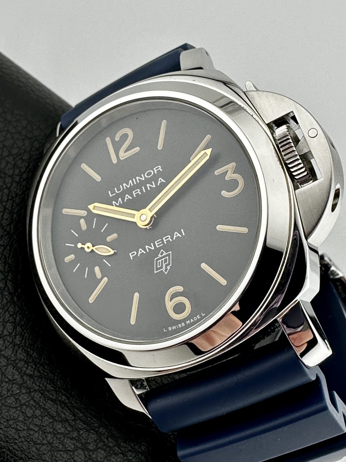 PANERAI LUMINOR MARINA LOGO BROWN DIAL PAM00632 44MM SWISS MANUAL WIND PAM 632