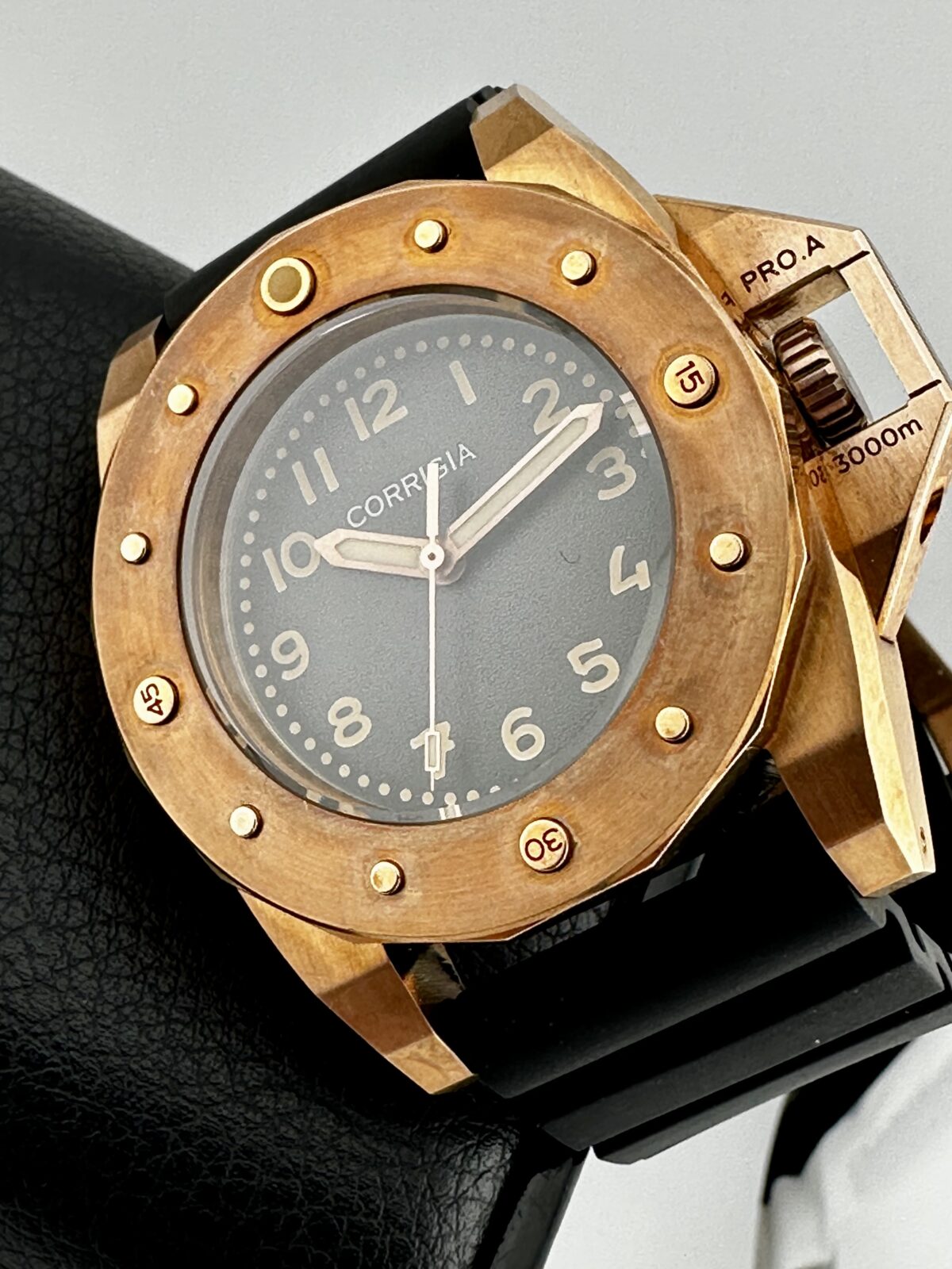 CORRIGIA 01 PG100 Swiss Automatic Bronze Grey Limited Edition 300m New 04/2026