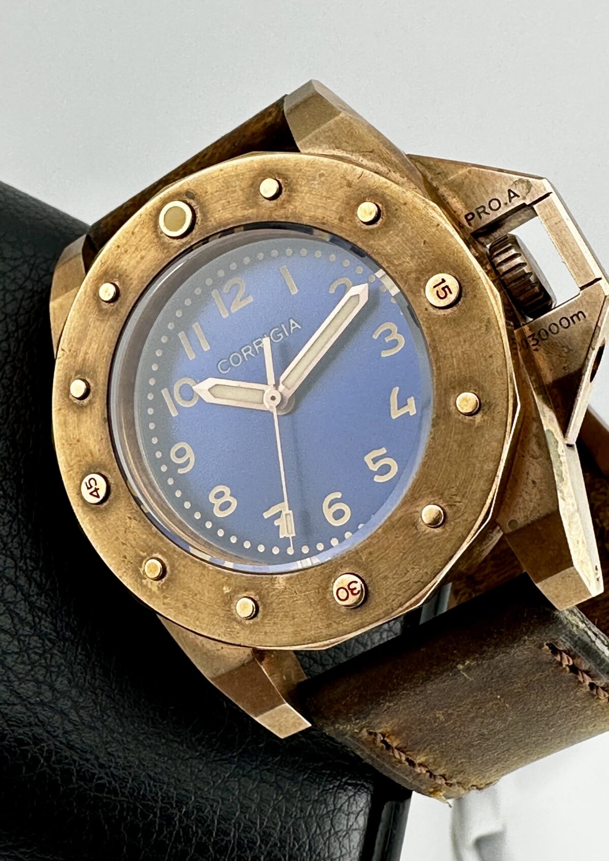 CORRIGIA 01 PG100 Swiss Automatic Bronze Blue Limited Edition 50 Pieces 300m