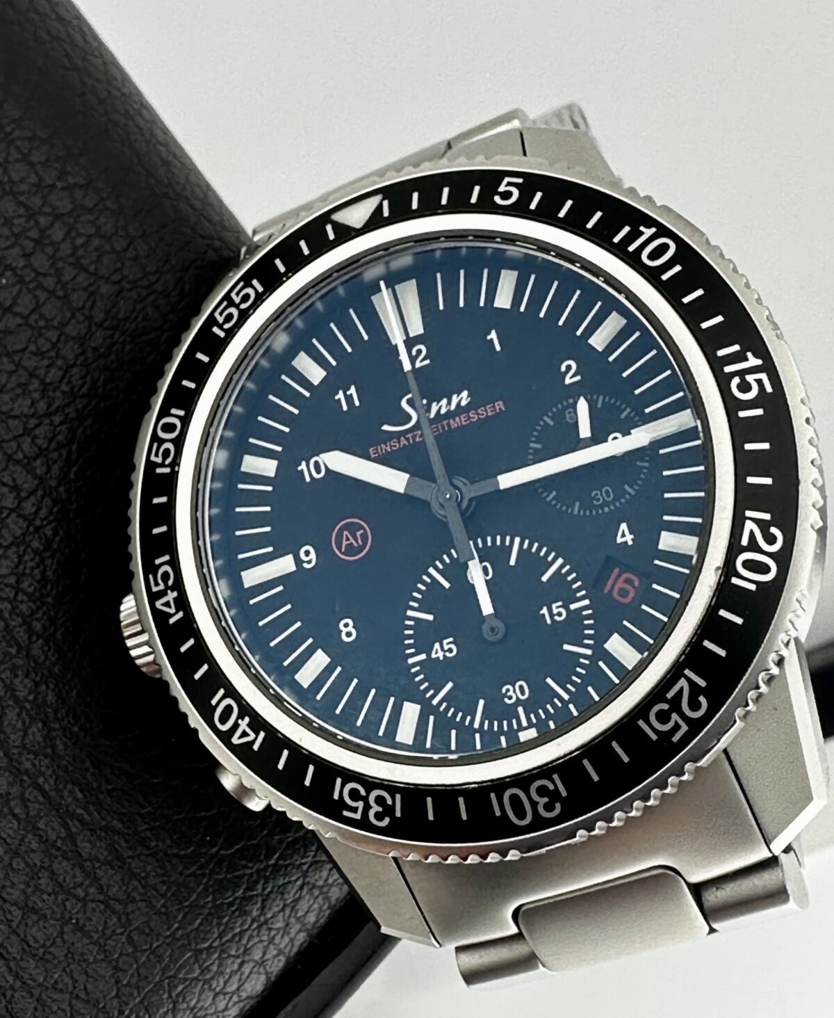 Sinn EZM 13.1 Divers Chronograph on H-Link Bracelet 500m Diver 41.5mm