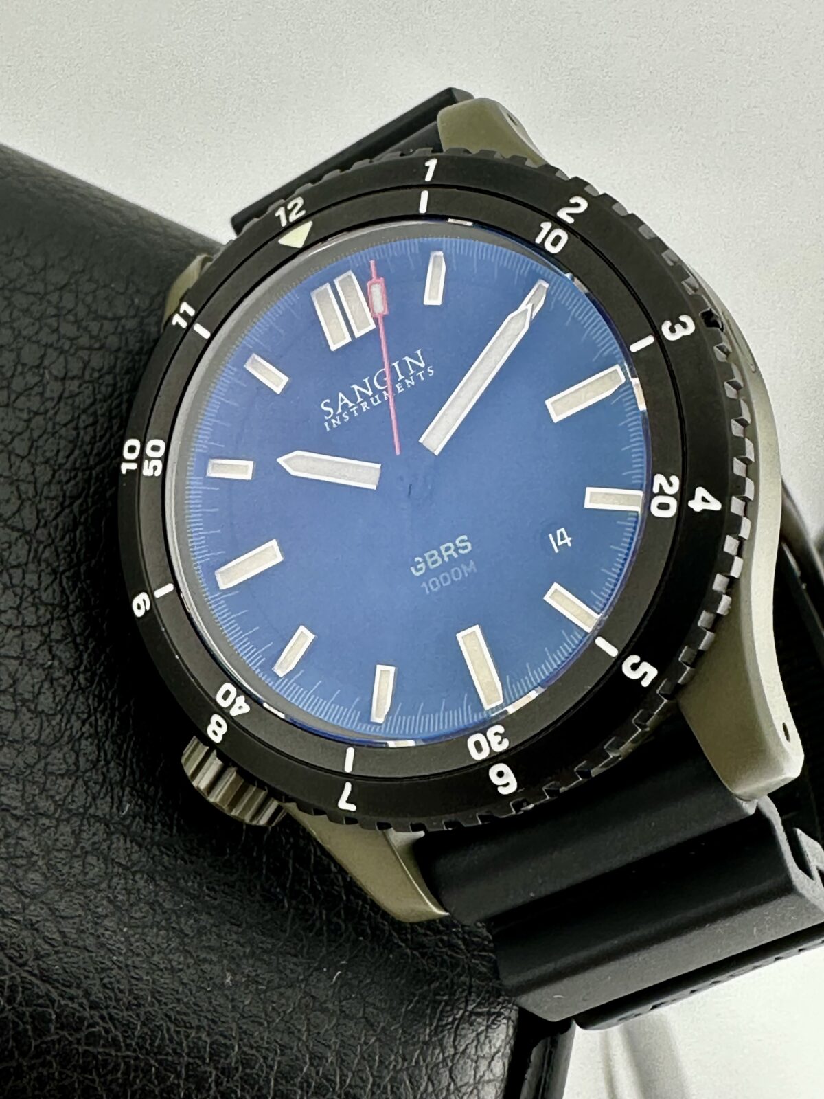 SANGIN GBRS GROUP K2 Cerakote Titanium Swiss La Joux-Perret Automatic 44mm