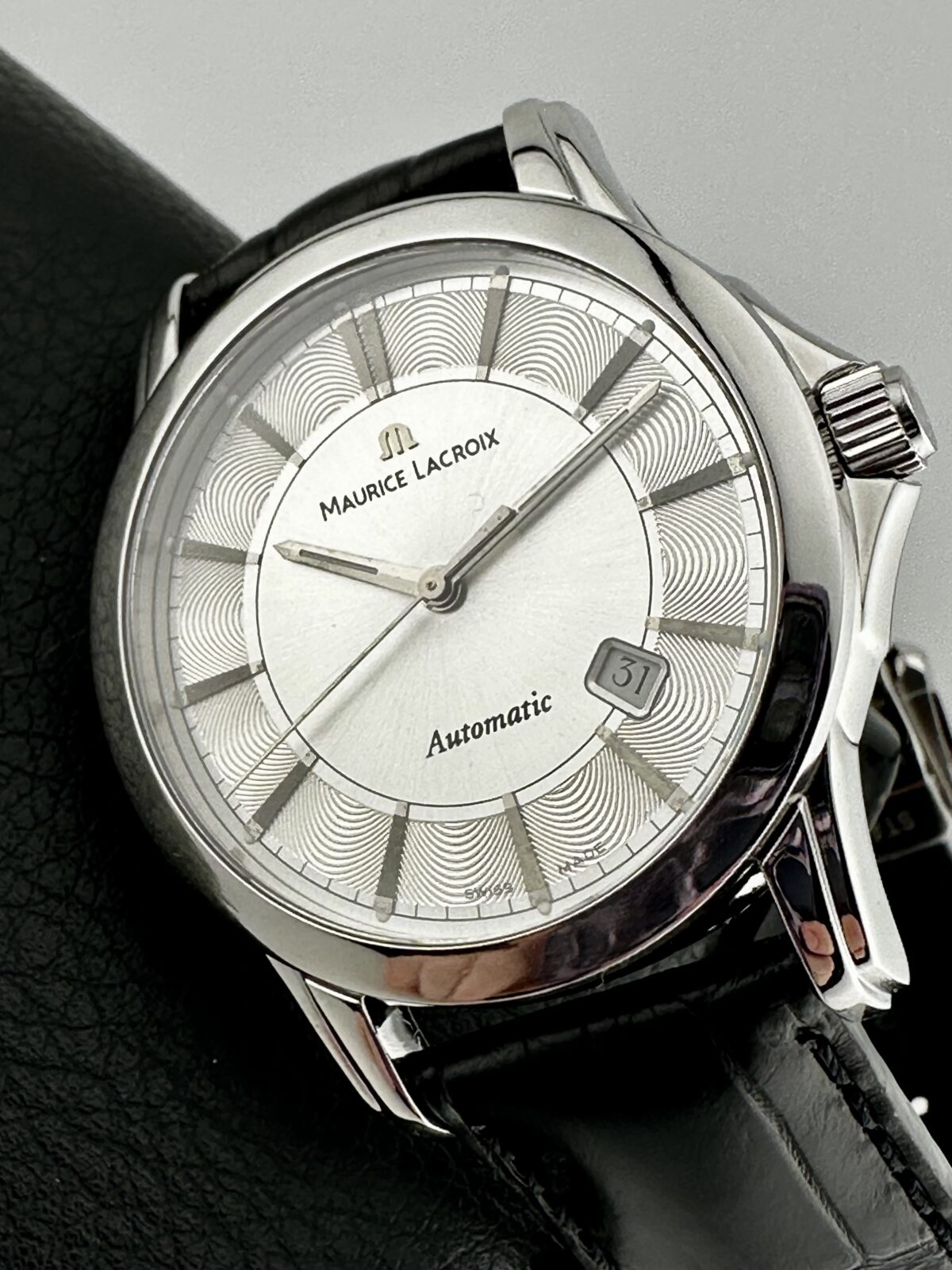 MAURICE LACROIX PONTOS DATE PT6048 40mm Silver Dial Swiss Automatic UNWORN