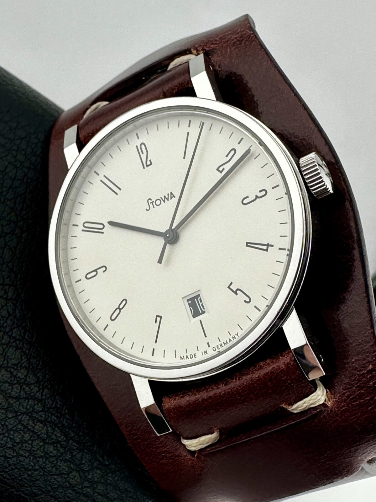 STOWA ANTEA MUSEUM EDITION 390 SWISS AUTOMATIC 40mm 2006 COMPLETE SET 3 STRAPS