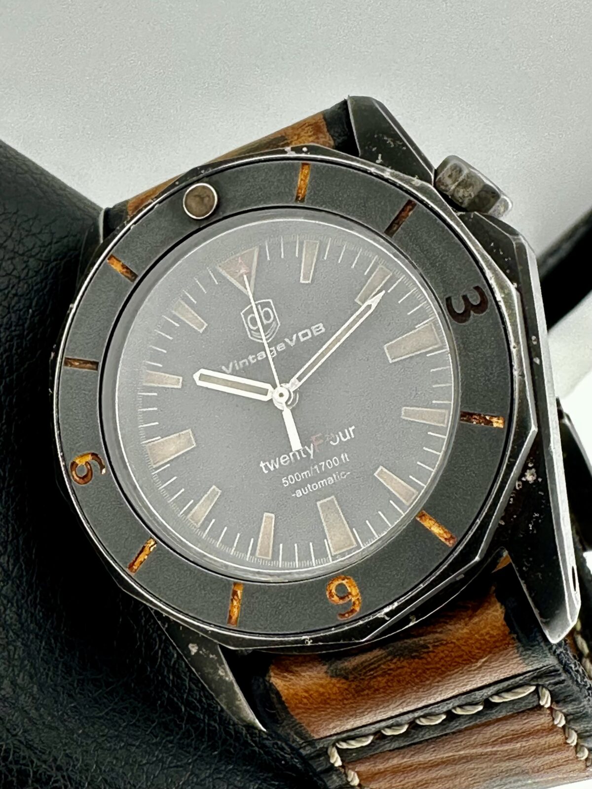 VINTAGE VDB F24 BRONZE HISTORICAL SWISS AUTOMATIC MOVEMENTS 46mm 500m DIVER