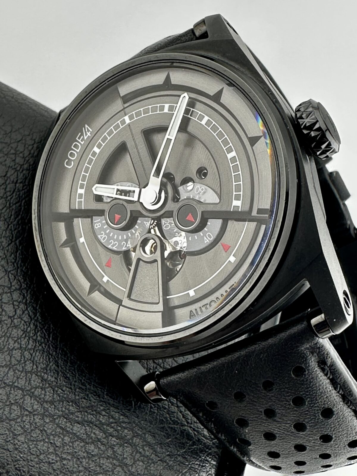 CODE41 ANOMALY 01 BLACK PVD 1ST LIMITED EDITION 42MM AUTOMATIC SWISS MADE