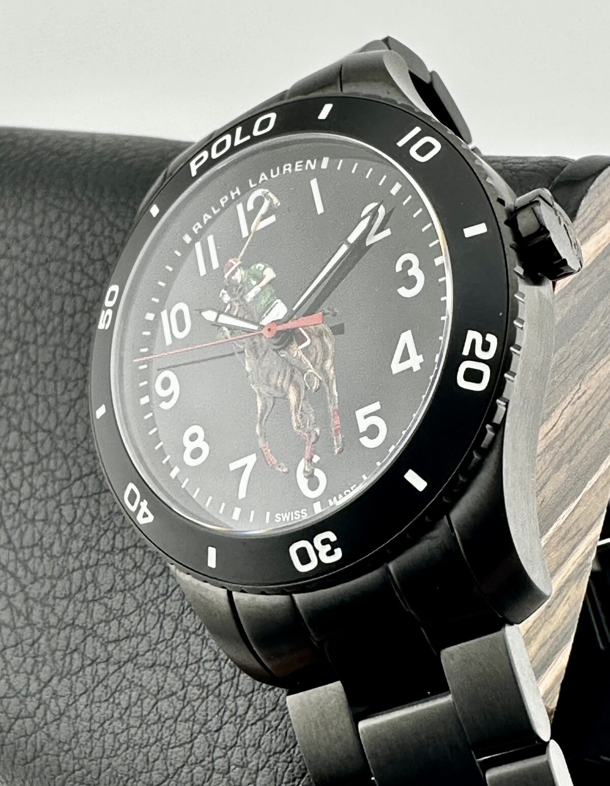 RALPH LAUREN POLO SPORT BLACK PVD 42MM SWISS AUTOMATIC CALIBER RL200 BRAND NEW!