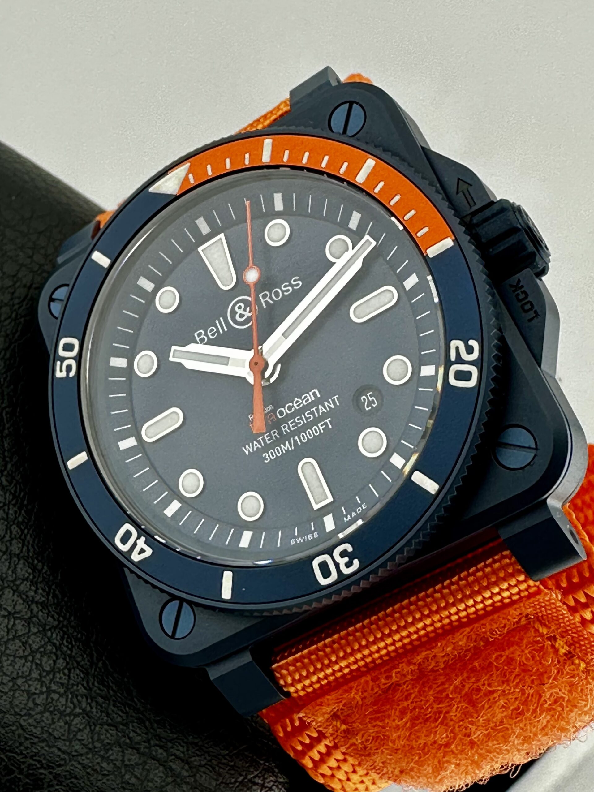 BELL & ROSS BR 03-92 DIVER TARA LIMITED EDITION 42mm BLUE CERAMIC