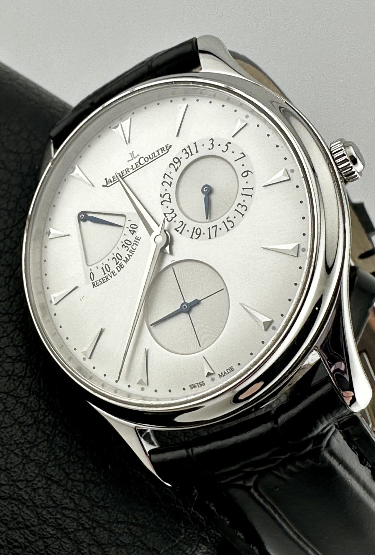 JAEGER-LeCOULTRE MASTER ULTRA THIN RESERVE De MARCHE Q1378420 39mm Warranty 2027