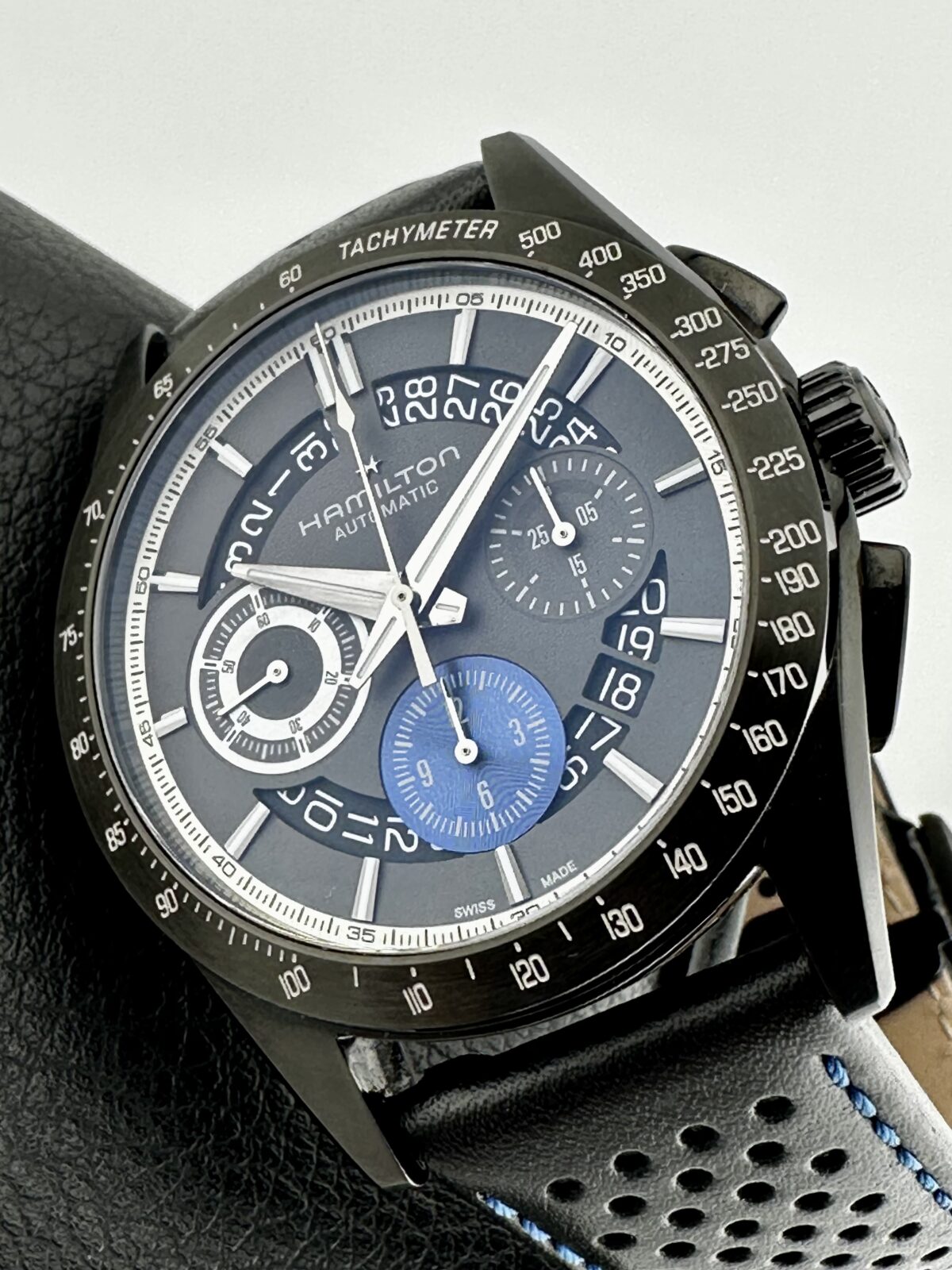 HAMILTON JAZZMASTER PERFORMER AUTOCHRONO H36646780 42mm SWISS AUTOMATIC BLACK