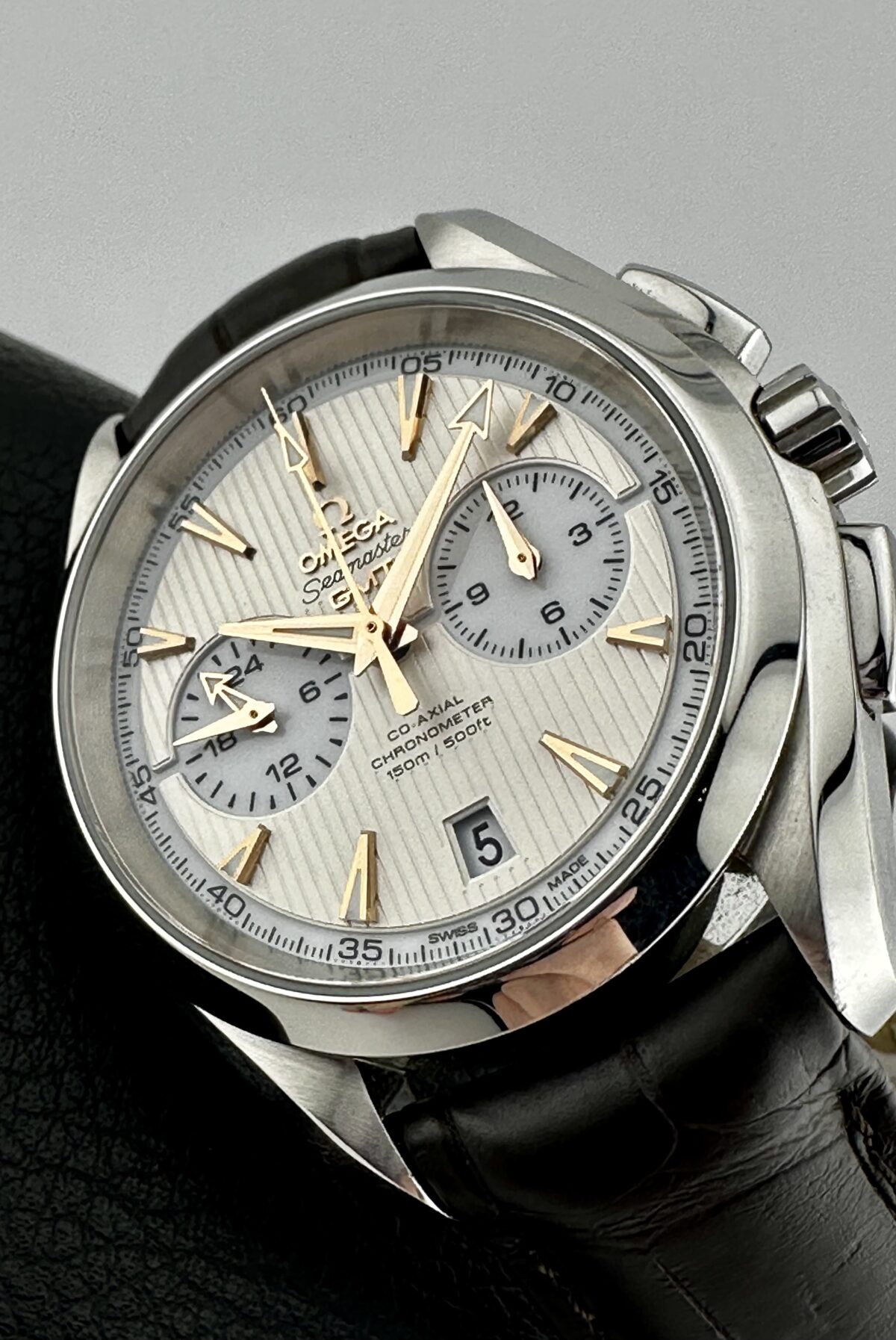 OMEGA SEAMASTER AQUA TERRA GMT CHRONOGRAPH 43mm SWISS Ref 231.13.43.52.02.001