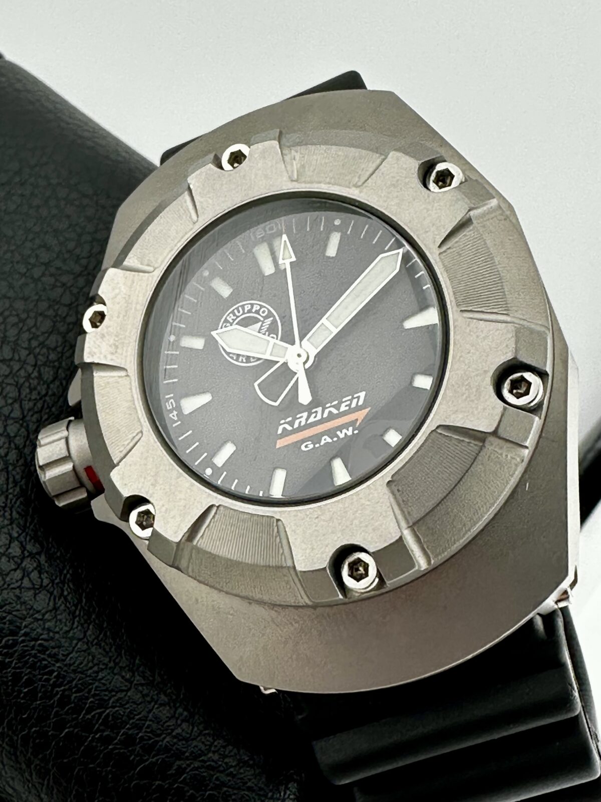 GRUPPO ARDITO G.A.W KRAKEN KAISER 9500M DIVER SWISS AUTOMATIC TITANIUM BRAND NEW